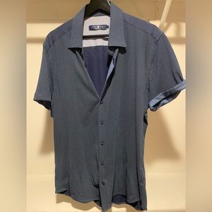 Stone Rose Short Sleeve Button Down